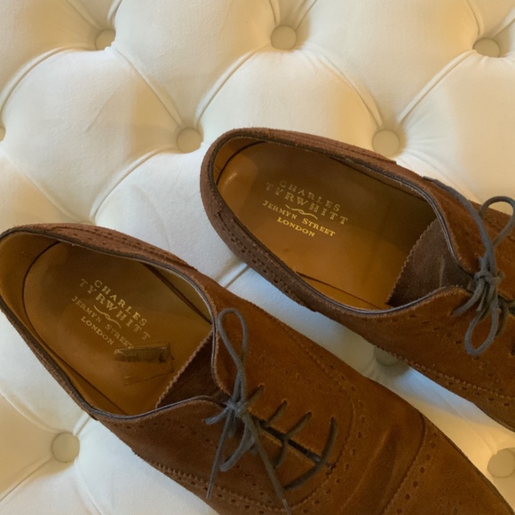 Men’s Brown Suede Brogues, US Size 13 - 13 1/2. in great condition main image 4